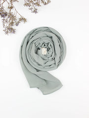 Dusty Green Chiffon Scarf