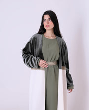 Royal Half Velvet Kaftan
