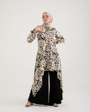 High Low Silk Satin Shirt