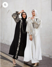 Silver Elegance Kaftan