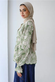 Flower Linen Shirt