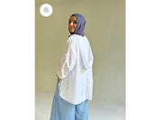 Pure linen high low top