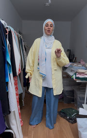 Straight Leg Linen Pants