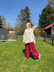 Straight Leg Linen Pants