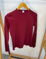 Long Sleeves Cotton Rib Top