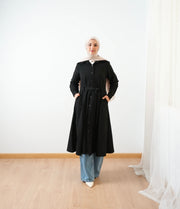 Suede Shirt Dress