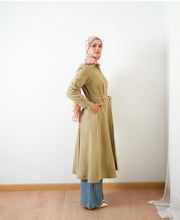 Suede Shirt Dress
