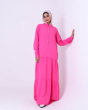 Linen Button Up Dress