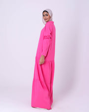 Linen Button Up Dress