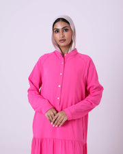 Linen Button Up Dress