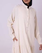 Linen Button Up Dress