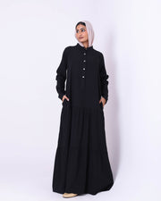 Linen Button Up Dress