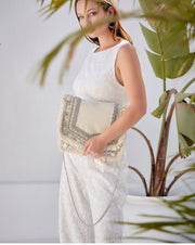 Elegance Linen Clutch