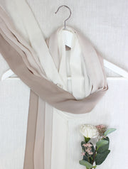 Nude Gradient Scarf