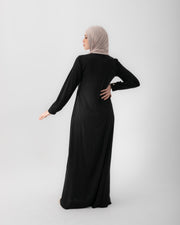 Long Sleeves Pleated Dress