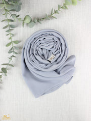 Powder Blue Chiffon Scarf