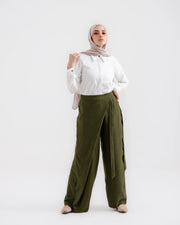 Linen Wrap Pants