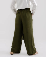 Linen Wrap Pants