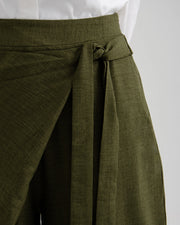 Linen Wrap Pants