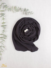 Shadow Grey Chiffon Scarf