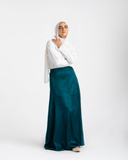 Maxi Silk Skirt
