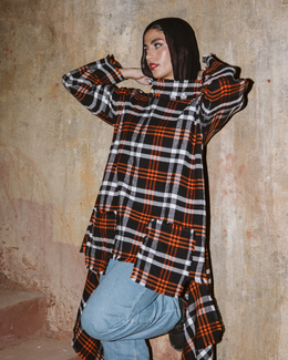 Asymmetrical Wool Top