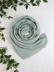 Baby Green Chiffon Scarf