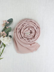 Blush Chiffon Scarf