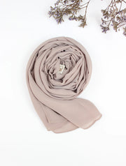 Cappuccino Chiffon Scarf