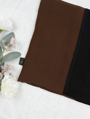 Chocolate X Black Scarf