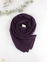 Eggplant Chiffon Scarf