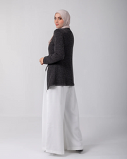 Asymmetric Zipper Pullover