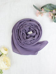Lavender Chiffon Scarf