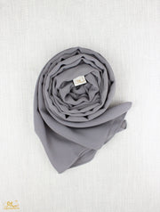 Light Grey Chiffon Scarf