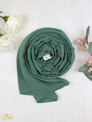 Light Olive Chiffon Scarf