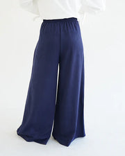 Suede Wide Pants