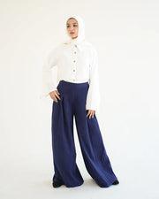 Suede Wide Pants