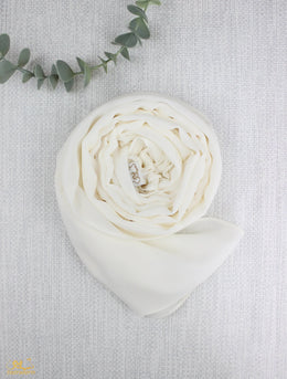Offwhite Chiffon Scarf