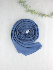 Petroleum Chiffon Scarf
