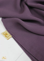 Purple Chiffon Scarf