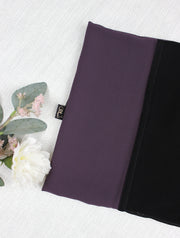 Purple X Black Scarf