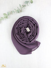 Purple Chiffon Scarf