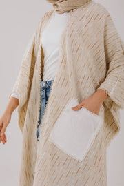 Linen Batwing Kimono