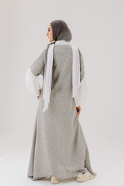 Asymmetrical Linen Wrap Dress