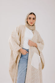 Linen Batwing Kimono
