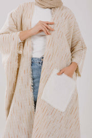 Linen Batwing Kimono