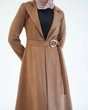 Suede Long Coat