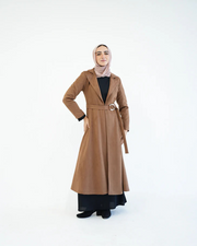Suede Long Coat
