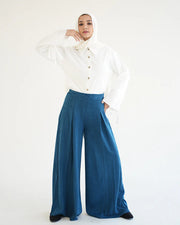 Suede Wide Pants