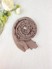Toffee Chiffon Scarf